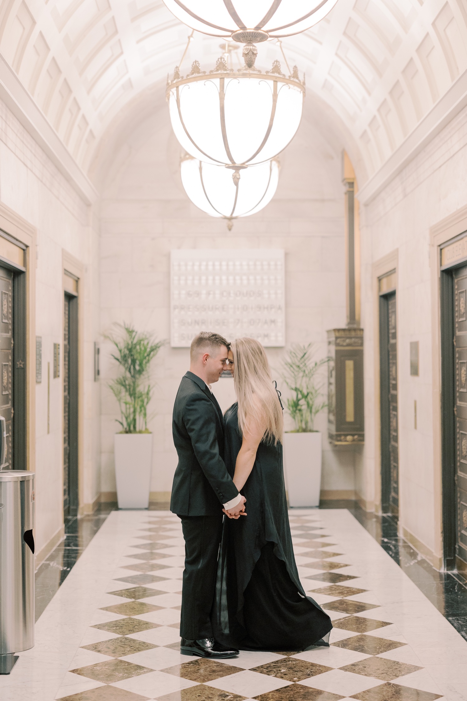 Philadelphia Engagement Photos at The Ritz-Carlton