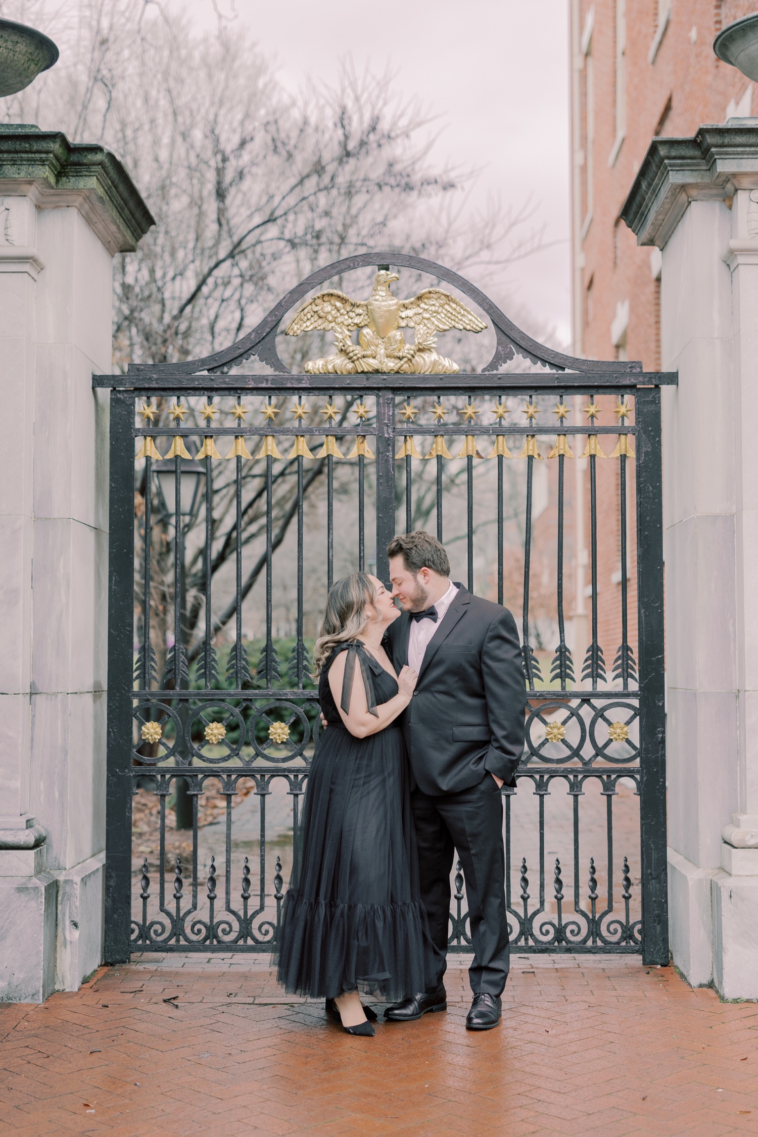 Old City Philly Engagement Photos at Merchant Exchange | Philadelphia Wedding Photographer